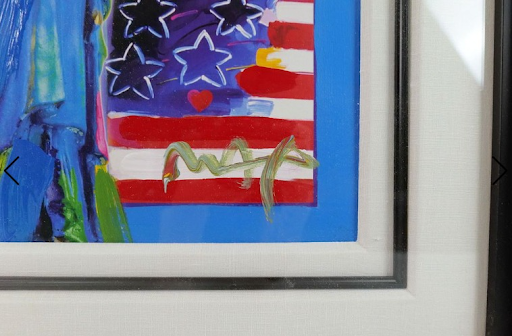 Peter Max Signature.