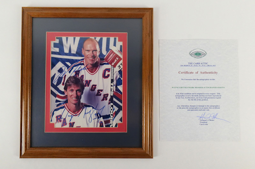 Baseball memorabilia for auction on April 24th.