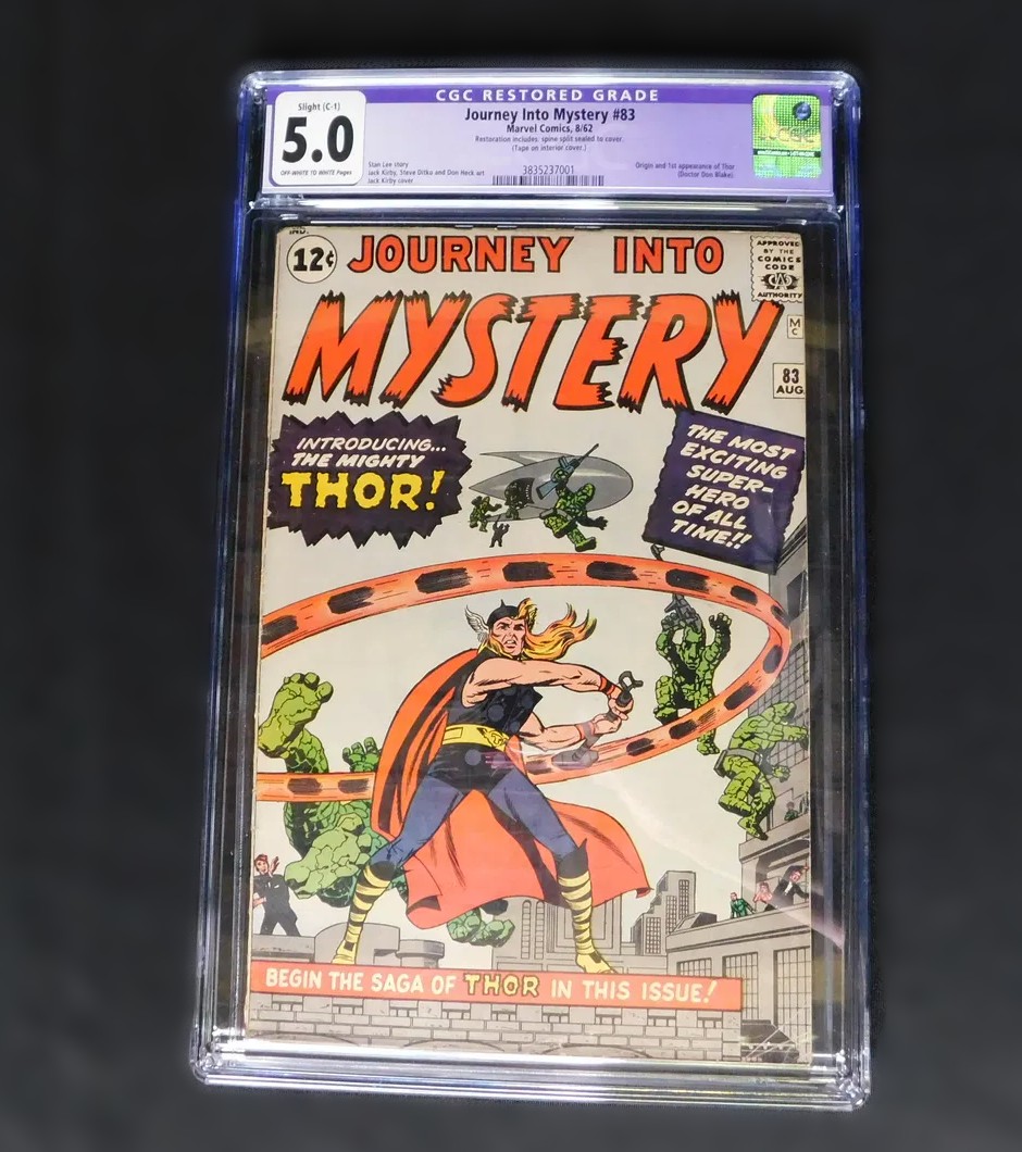 A Journey Into Mystery comic book from the early era of comics.