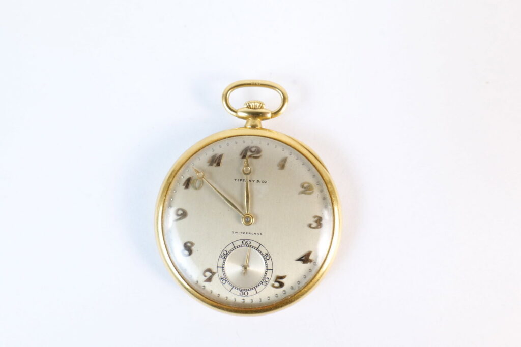Lot 107 Antique Tiffany & Co Patek Philippe 18K Pocket Watch
