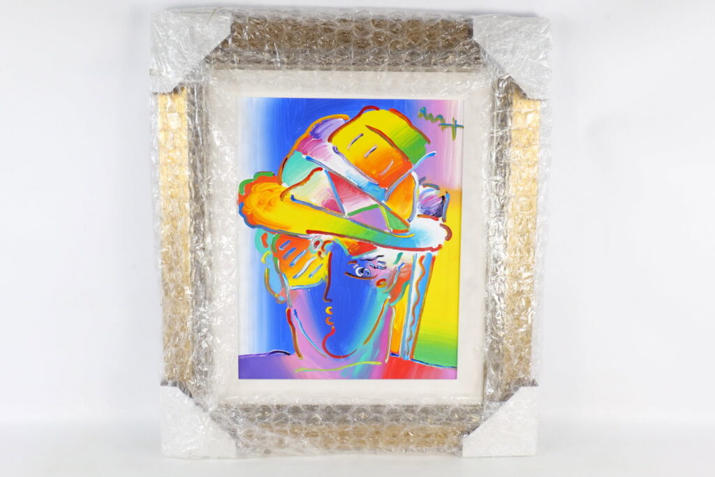 Lot 137 Original Peter Max Abstract Oil on Canvas